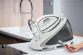 Produktbild: Tefal GV9567 Pro Express Ultimate Hochdruck-Dampfbügelstation, Weiß/Grau