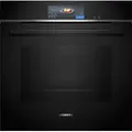 Produktbild: SIEMENS Pyrolyse Backofen iQ700 HB778G3B1, mit Teleskopauszug nachrüstbar, Pyrolyse-Selbstreinigung, cookControl Pro Funktion für automatische Gerichtzubereitungen schwarz