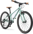 Produktbild: BIKESTAR Leichtgewicht 9kg Kinder Jugend Fahrrad Aluminium ab 8-9 Jahre | 24 Zoll 8 Gang Shimano Schaltung Ultra Leicht | Grün