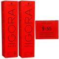 Produktbild: Schwarzkopf Igora Royal 2 x 60 ml 9-55 extra hellblond gold extra Haarfarbe Crem