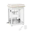 Produktbild: Royal Catering Retro Popcornmaschine 1500 W 5 kg/h golden & weiß Popcornmaker