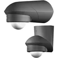 Produktbild: Grothe 5167044 94535 Aufputz PIR-Bewegungsmelder 360° Relais Schwarz IP55, (B x H) 84 mm x 78 mm