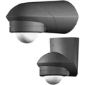 Produktbild: Grothe 94535 Aufputz PIR-Bewegungsmelder 360 ° Relais Schwarz IP55