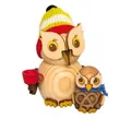 Produktbild: Kuhnert Sammelfigur Kuhnert Mini Eule Weihnachtsmarktbesuch, Handarbeit aus dem Erzgebirge