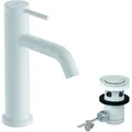 Produktbild: hansgrohe Tecturis S Einhebel-Waschtischarmatur 110, Ausladung 116 mm, 73310700, Farbe: Weiß matt
