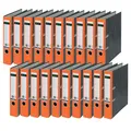 Produktbild: Leitz Qualitäts-Ordner, 20er Pack, das Original, DIN A4 Aktenordner schmal, 5 cm breit, Wolkenmarmor-Papier, Recycling-Ordner,Blauer Engel, Mit 180° Mechanik, Höchste Stabilität, Orange, 10505045