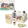 Produktbild: Melissa & Doug - Eisdiele aus Holz, 28-teilig, Für das Eisdielen-Rollenspiel mit 8 Sorten Eiscreme, Eistüten und Eisbecher, Spielgeld inklusive, Für Kinder ab 3 Jahren