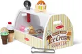 Produktbild: Melissa & Doug Eisdiele aus Holz|28-teilig|mit 8 Sorten Eiscreme,-tüten& -Becher