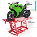 Produktbild: Motorradhebebühne Motorradrampe DHB1000 454 kg Übergröße Chopper hydraulisch