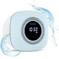 Produktbild: MEDION S66884 Duschradio mit Bluetooth (Badradio, UKW Radio, Saugnapf, LED-Display, IPX6 Wasserdicht, integrierter Akku, MD43884) blau