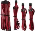 Produktbild: Corsair Premium individually sleeved starter kit (Type 4, Generation 4) - Stromkabelkit - Schwarz, Rot (CP-8920219)