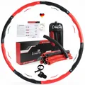 Produktbild: Coradoma Hula-Hoop-Reifen Hula Hoop Reifen Erwachsene 1,2kg Fitnessreifen zum Abnehmen (8-tlg)