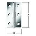 Produktbild: VORMANN Tür-Scharnier schmal B31xH50mm,gerollt verzinkt