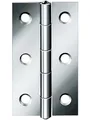 Produktbild: VORMANN Scharnier H.50 mm B.31 mm S.1,2 mm STA blau verz.gerollt schmal - 000501
