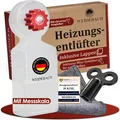 Produktbild: ® Heizungsentlüftungsschlüssel mit Auffangbehälter 140ml Heizungsentlüfter in...