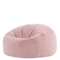 Produktbild: Icon Kingston Kunstfell Sitzsack, Rosen Rosa, Sitzsack Erwachsene mit Füllung, Bean Bag, Flauschig Sessel, Lounge Sessel, Lounge Stuhl, Schlafzimmer, Wohnzimmer, Wohnzimmer Möbel