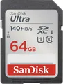 Produktbild: Sandisk SDSDUNB-064G-GN6IN Ultra 64 Gb Sdxc Uhs-I Class  10 ~E~