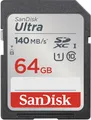 Produktbild: SanDisk Ultra Class 10, SD, SDHC, SDXC Speicherkarten,32GB bis 256GB zur Auswahl