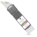 Produktbild: STAHLWERK Wolframelektroden WIG Ø 2,4 x 175 mm – 10er Set (5 Sorten je 2 Stück: WL15 Gold, WC20 Grau, WP Grün, WZ8 Weiß, WX Pink) Schweißelektroden, langlebig, stabil und belastbar, universell passend