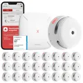 Produktbild: X-Sense Smart Rauchmelder XS01-M mit SBS50 Basisstation, Zertifiziert nach EN