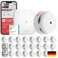 Produktbild: X-Sense Smart Rauchmelder XS01-M mit SBS50 Basisstation, Zertifiziert nach EN