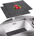 Produktbild: 2er Set Schutzmatte PVC Spülbecken 30x40 cm Zuschneidbar