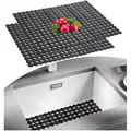 Produktbild: 2er-Set Schutzmatte für Küche und Bad, PVC Spülbeckenmatte Zuschneidbare Abtr...