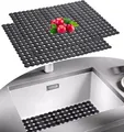 Produktbild: 2er-set pvc spülbeckenmatte schutzmatte 30x40 cm abt