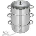 Produktbild: ELO Basic Galactica Entsafter Edelstahl Induktion silberfarben 26cm - Silber