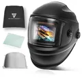 Produktbild: STAHLWERK Automatik-Schweißhelm 3 in 1 BULLET - Schweißerhelm mit True-Colour, automatische Abdunkelung DIN 4-13, optische Klasse 1/1/1/2, optimales Sichtfeld 100x60mm, Schweißschild, Schweißmaske
