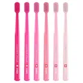 Produktbild: Curaprox Handzahnbürste – Mundpflege für Erwachsene | Ultraweiche Plaque-Entfernung | Pink Limited Edition 6er-Pack | Hergestellt in der Schweiz
