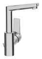 Produktbild: Hansa Hansatwist Waschtisch-Einhand-Einlochbatterie mit Zugstangen-Ablaufgarnitur Ausladung 130 mm - 09542203