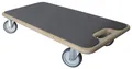 Produktbild: Transportroller Duo-Soft, 590mm x 290mm x 120mm, 200 kg Tragkraft, Antirutsch...