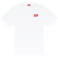 Produktbild: DIESEL Herren T-Shirt - T-BOXT-LAB, Kurzarm, Rundhals, Baumwolle, Logo, einfarbig Weiß S