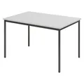 Produktbild: bümö Tisch, Multifunktionstisch 120 x 80 cm in Grau/Schwarz - Besprechungstisch, Konferenztisch, Meetingtisch, Mehrzwecktisch, Pausentisch, Besprechungsraum, Meetingraum, Pausenraum