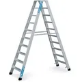 Produktbild: Stufen-Stehleiter Seventec B 2x10 Stufen L.2,35m Arbeits-H.3,75m LM Zarges