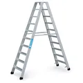 Produktbild: Zarges Bockleiter Seventec B 2x10 Stufen Standleiter Stehleiter Stufenstehleiter