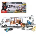 Produktbild: Dickie-Toys Spielset Camper Set, ab 3 Jahre, HYMER Wohnmobil mit Zubehör, 10 Teile