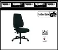Produktbild: TOPSTAR Bürodrehstuhl Bürostuhl mit Permanentkontakt schwarz bis 110 Kg