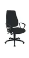 Produktbild: TOPSTAR Bürodrehstuhl mit Permanentkontakt schwarz 420-550 mm ohne Armlehnen ...