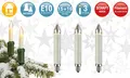 Produktbild: Ersatz Birne Lichterkette Schaftkerze 3er Set Sockel E10 Weihnachten 16 V 3 W
