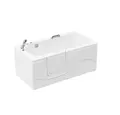 Produktbild: HOME DELUXE Badewanne Seniorenbadewanne VITAL, 153 x 76 x 64 cm, integrierte Tür & Whirlpoolfunktion