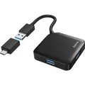 Produktbild: Hama USB 3.2 Hub (USB-A, USB-C, 4 Ports) (00200116)