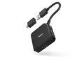 Produktbild: Hama 4 Ports, USB 3.2 Gen1, inkl. USB-C Adapter USB-Adapter, 15 cm