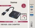 Produktbild: HAMA 4 Ports, USB-Hub, Schwarz Neu und OVP