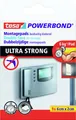 Produktbild: TESA ULTRA STRONG 55790-00001-00 Doppelseitige Klebepads tesa Powerbond Weiß (L x B) 60mm x 20mm 1St.