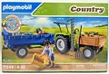 Produktbild: PLAYMOBIL Country 71249 Traktor mit Hänger Anhänger Bauernhof Gemüse Set Neu OVP