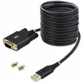 Produktbild: StarTech.com 10ft (3m) USB to Serial Adapter Cable, Interchangeable DB9 Screws/Nuts, COM Retention, USB-A to DB9 RS232,
