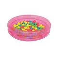 Produktbild: Bestway 51085 - Planschbecken 91x20cm 2-Ring Pool mit 50 Bällen