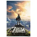 Produktbild: REINDERS Poster, The Legend Of Zelda - breath of the wild, Kinderzimmer, Poster, Wanddeko, Room Decor, Bilderdruckpapier, Blau, 91,5 x 61